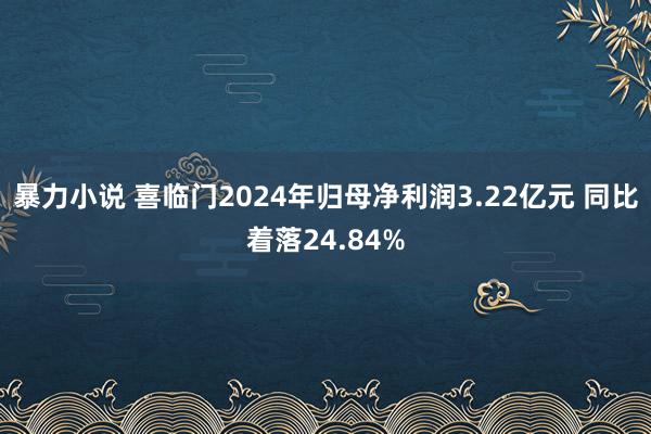 暴力小说 喜临门2024年归母净利润3.22亿元 同比着落24.84%